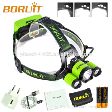 Brightest 2*18650 Battery 6000 Lumen Led Headlamp